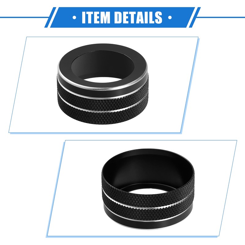 QUARKZMAN AC Air Conditioning Rotary Ring Cover Compatible with Jeep
