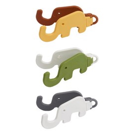 prendre PR-ZOU11 Smartphone Stand, Set of 3, Foldable, Compact, Cute, Elephant, Animal, Tabletop