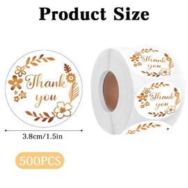 Thank You Stickers, Stickers Personalizados, Thank You Sticker Logo, Thanksgiving Day Gift, Gracias Stickers, Thank You Stickers for Packaging, Thank You Stickers 1.5inch