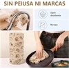TOAO Rollo de Toallas de Microfibra, Paquete de 50, Rollo