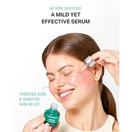 BRING GREEN ZINC TECA Serum con niacinamida | Suero facial calmante para pieles sensibles, minimización de poros e hidratación | Cuidado de la piel co