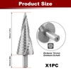Step Drill Bit 4-32mm, HSS Spiral Grooved Step Drill Bit