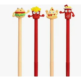 Fast Food Stationery 3D Characters (Burger, Fries, Pizza, Soda) 0.5mm Gel Pen (1PC) (Coke)