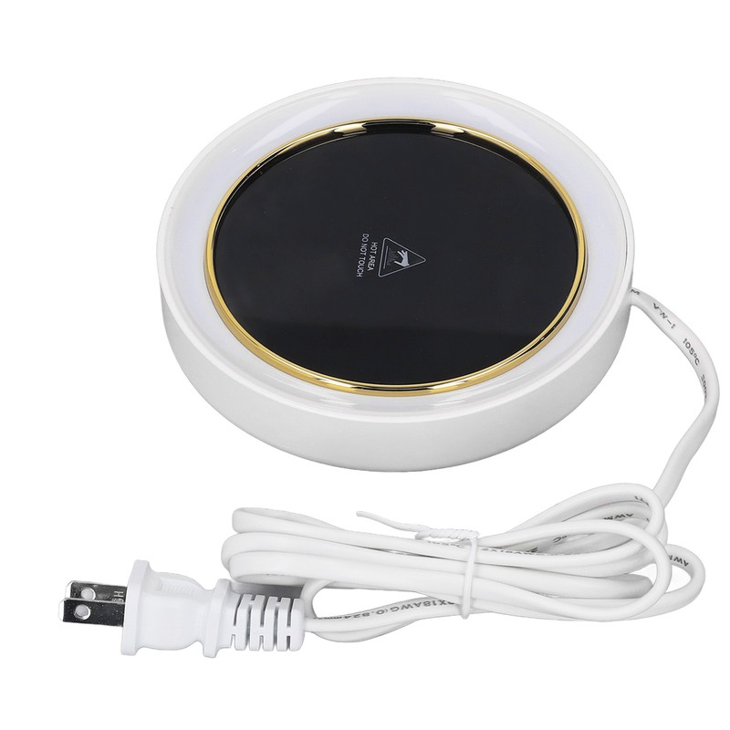 Electric Cup Warmer Constant Temperature 2 Modes LED Light Desk