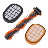 Vacuum Roller Brush Yellow Black Filter Replacement Vacuum Clerner Accessory