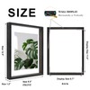 Egofine 9x12 Floating Frames Set of 2, Double Glass Picture