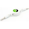 Aux Cable Retractable 3.5mm Compatible with Cricket Magic 2 5G/AT&T
