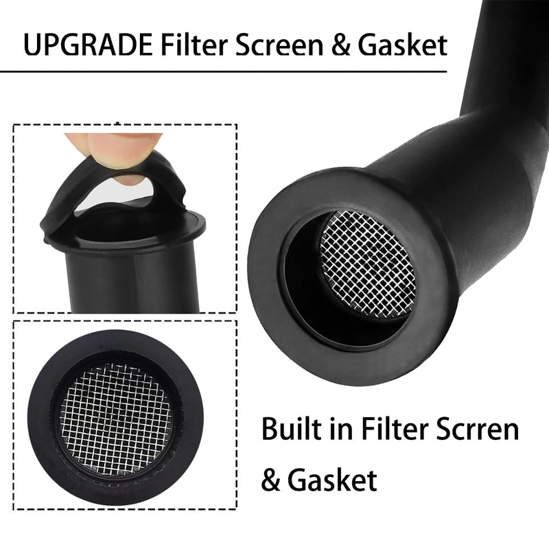 Gas Can Spout Replacement Universal Kit Leakproof Angle Nozzles Gasket
