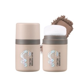 Hairline Powder, Hides Thin Hair, Good Coverage, Blurring Effect, Puff, Easy Makeup, Hair Root Concealer, Black, Brown, Unisex