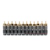 Bruce & Shark (Bruce Shark) 12 Pcs Copper RCA Plug