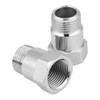 Aramox 2Pcs 32mm M18*1.5 O2 Oxygen Sensor Extender Extension Spacer