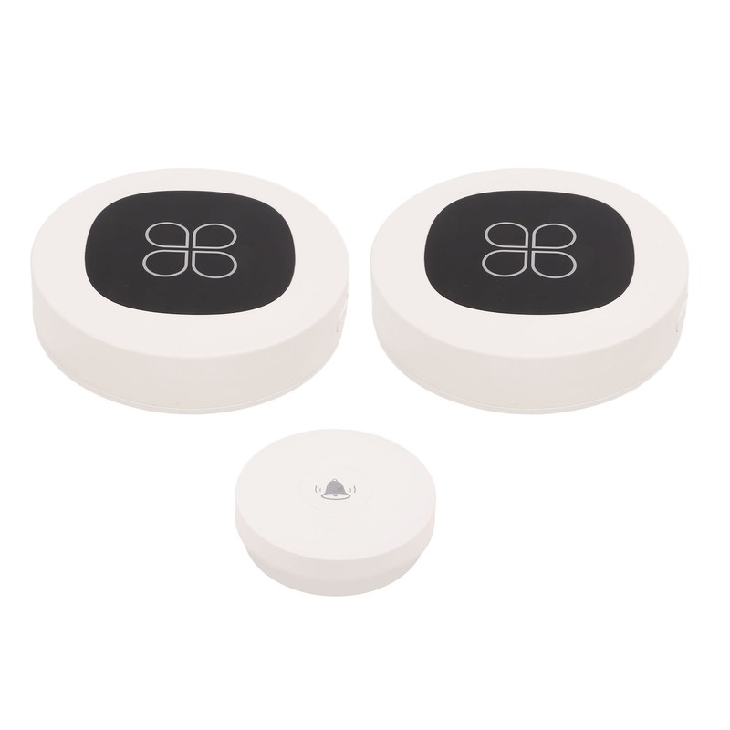 Self Generating Wireless Doorbell Battery Free 2 Receivers Four Leaf