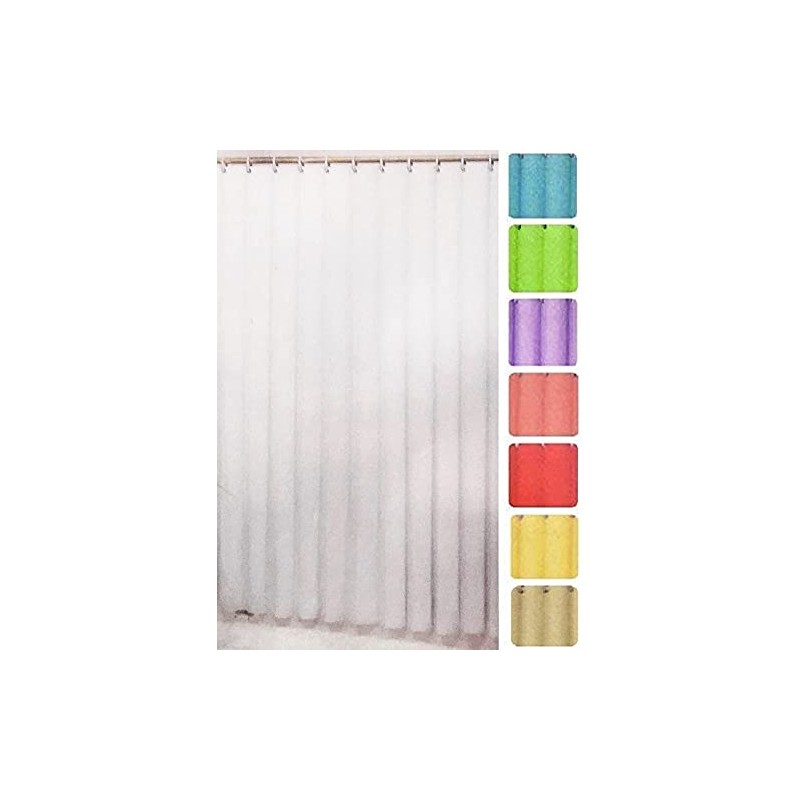 Better Home Deluxe Heavy Weight Shower Curtain Liner Bright Color