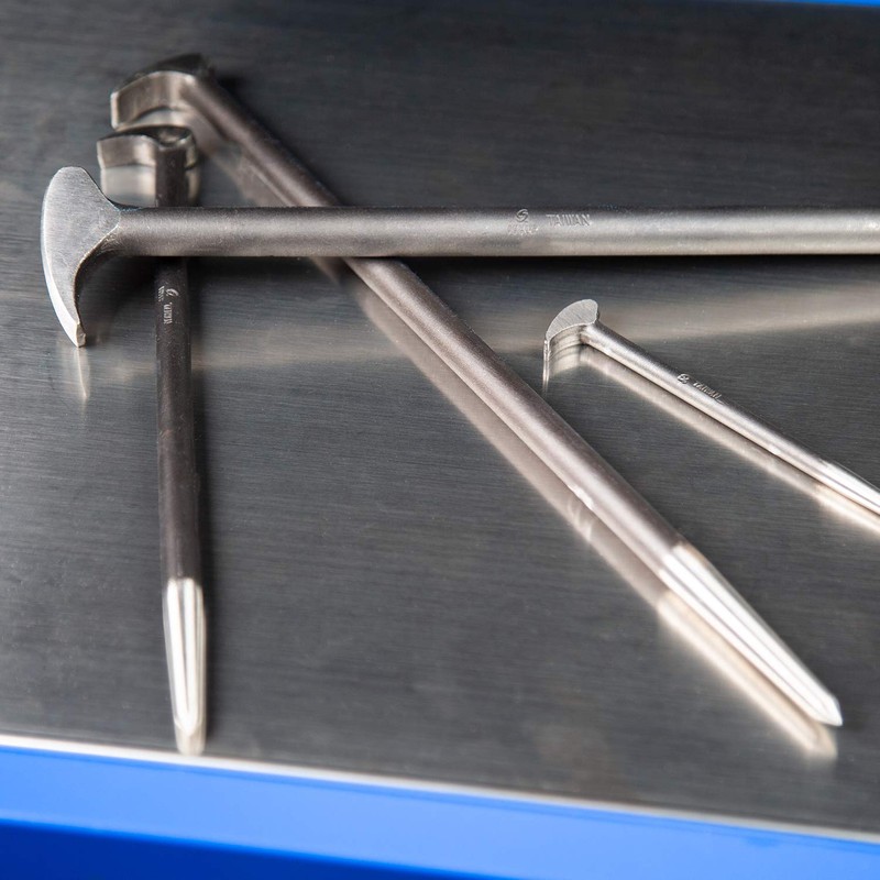 SUNEX TOOLS 9804 Rolling Head Pry Bar Set, 6-Inch -