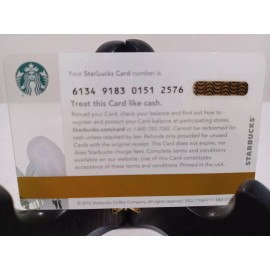 STARBUCKS CARD 2016 " HAPPY EASTER"  CUTE CARD~NEW~ COLORFUL~ GREAT PRICE