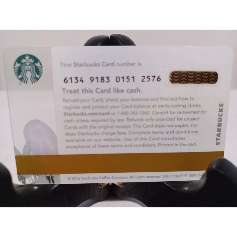 STARBUCKS CARD 2016 " HAPPY EASTER" CUTE CARD~NEW~ COLORFUL~ GREAT