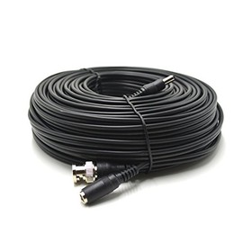 SSL Satellites 2m Black RG59 + Power Copper BNC Video and DC Power Cable Lead For CCTV Video Security Camera Surveillance & DVR Kits