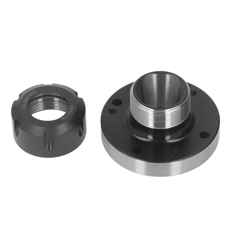 Collet Carbon Steel 80mm Diameter Chuck Lathe Accessory for CNC