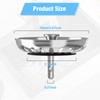 2Pcs Kitchen Sink Plug Strainer, Diameter 78mm Sink Strainer Basket,