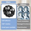 4 Pack Castor Wheels, Heavy-Duty Furniture Wheels, Castors 360° Rotatable,