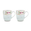 Pip Studio Set of 2 Small Cups Blushing Birds |