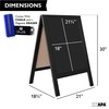 Ilyapa Wooden A-Frame Sign with Eraser & Chalk - 21