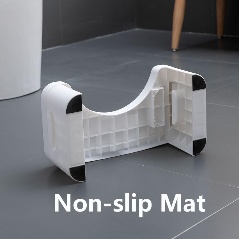 Folding Toilet Stool - Bathroom Potty Step for All Ages