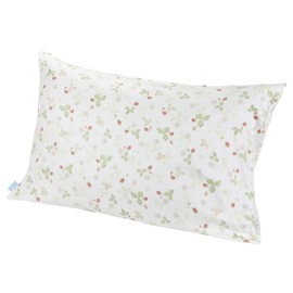 nishikawa PJ07305679P Wedgwood Wild Strawberry, 100% Cotton, Pink Pillow Cover, 24.8 x 16.9 inches (63 x 43 cm), Made in Japan