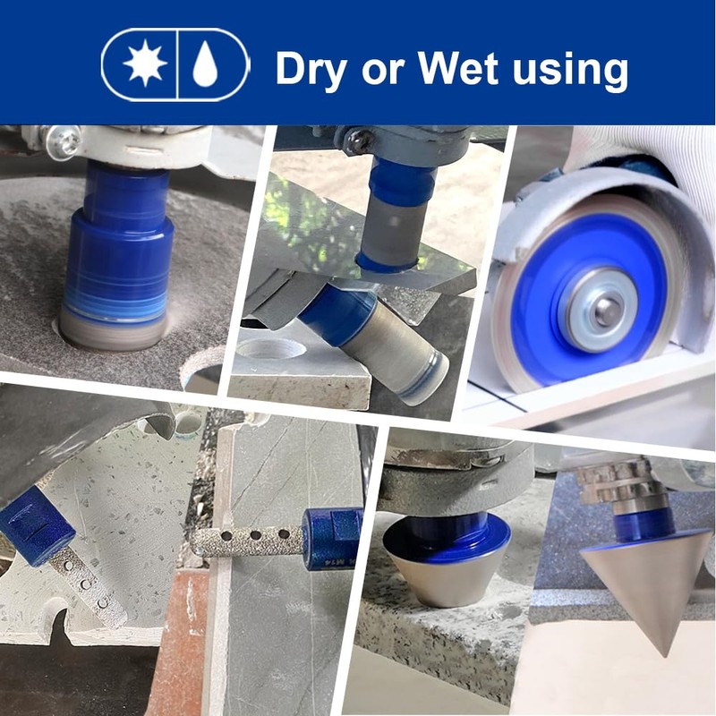 SHDIATOOL Diamond Drill Bits Kit - Core Bits Hole Saw