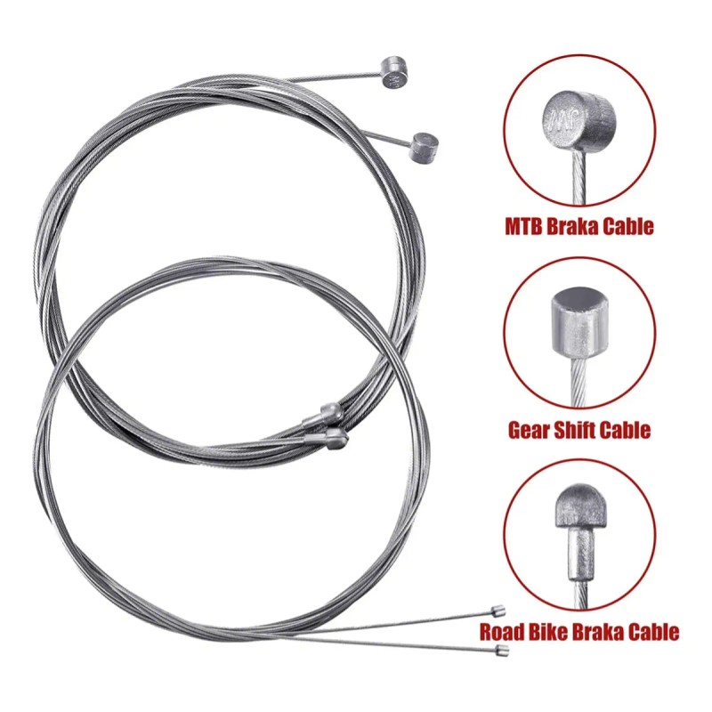 Kit Cables De Freno Y Cables Cambio Velocidades Bicicleta