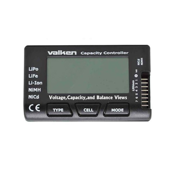 Valken Energy Battery Tester - LiPo, Li-Ion, and NiMH Compatable