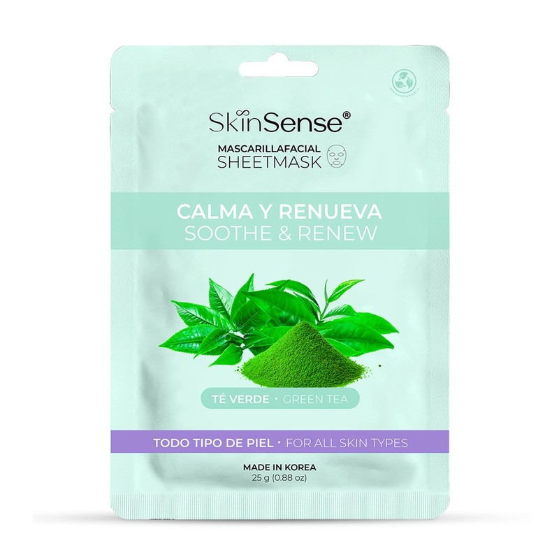 Skin Sense - Mascarilla Facial de Tela Biodegradable Coreana (1