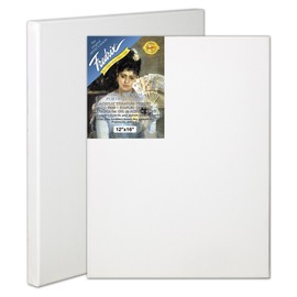 Fredrix 5602 Ultra Smooth Stretched Canvas, 9 by 12-Inch