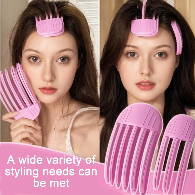 YONEEKSS 2Pcs Wind Shaping Styling Combs for Fluffy Bangs, Instant