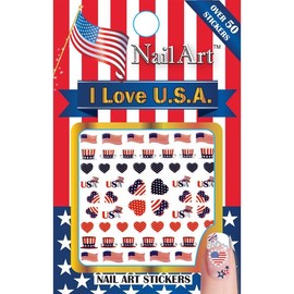 Nail Ssen USA Nail Art Sticker USA-02 / 네일쎈 USA 네일아트스티커 USA-02