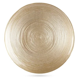 Vilde Dinner Plate Flat Glass Gold 21 cm