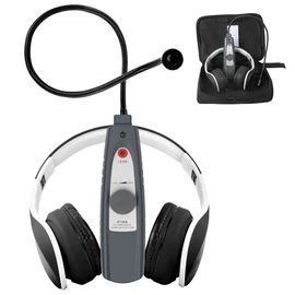 Ultrasonic Leak Detector 40KHz±2KHz Air Leak Detector Sensitivity Adjustable Automotive Stethoscope, Leak Detection Tools with Sound&Light Alarm, Sensitive Sensor,420MM Probe,Foldable Headset,Handbag