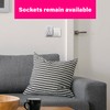 Byron Wireless Doorbell Set, 2 x Plug-Through Chimes, 150m Range,