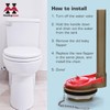 Toilet Flapper Replacement Kit 2 Pack, Water Conserving Toilet Flappers