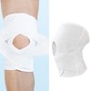 Fockety Patella Knee Support, Breathable White Soft Knee Support V-Shaped