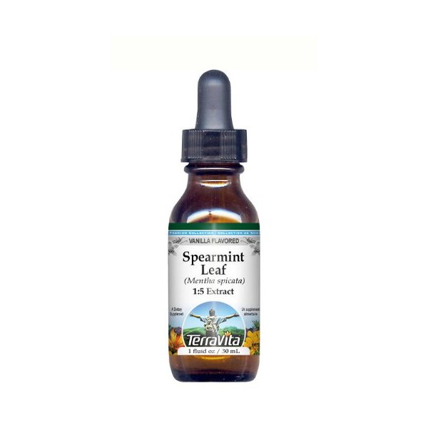 Spearmint Leaf - Glycerite Liquid Extract (1:5) - Vanilla Flavored
