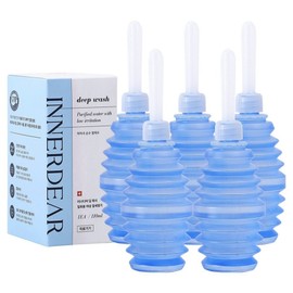InnerDeer Deep Wash Vaginal Cleanser Feminine Cleanser, 5 Pieces, 110ml / 이너디어 딥워시 질세정기 여성청결제, 5개, 110ml
