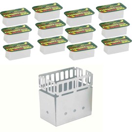 Firedragon MK II Mini Stove with 12 Fuel Tablets I Economy Set I Environmentally Friendly I Free from Harmful Substances I Camping Stove I Small I Lightweight I Set of 12 Fuel Tablets