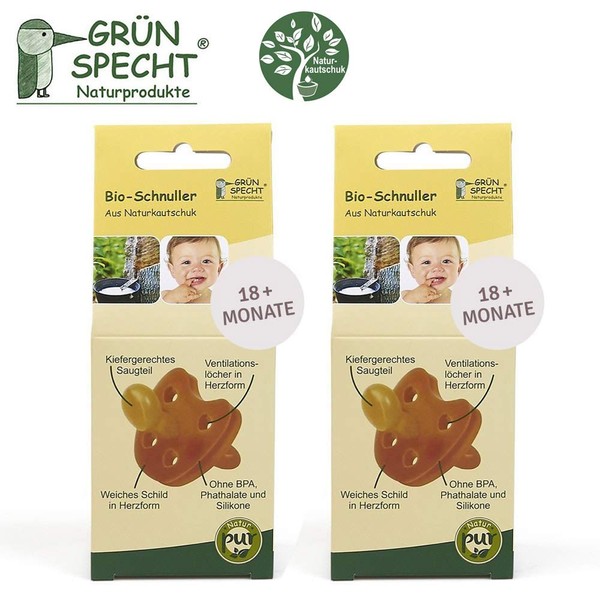 Gruenspecht Organic Natural Rubber Dummies 18 + Months // Set