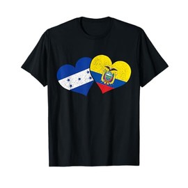 Honduras Ecuador Ecuadorian Honduran Flag Pride Heritage T-Shirt
