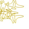 100pcs Paper Clips Prevent Slip Cute Animal Shaped Decorative Metal
