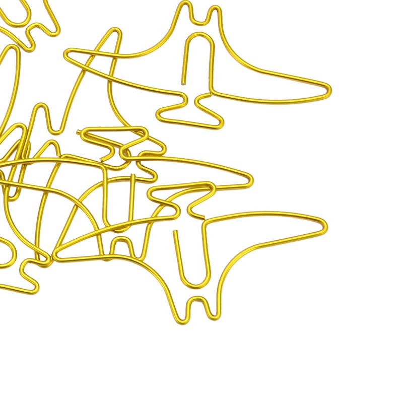 100pcs Paper Clips Prevent Slip Cute Animal Shaped Decorative Metal