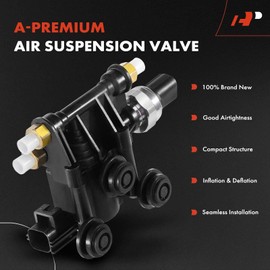 A-Premium Front Air Suspension Solenoid Valve Compatible with Land Rover Range Rover 2006-2012, Range Rover Sport 2006-2013, LR3 2005-2009, LR4 2010-2013, Replace# RVH000046, RVH500070