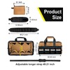 KUMDIYIT 22 Inch Heavy Duty Tool Bag-48 Pockets,1680D Tear&Abrasion Resistant,Includes