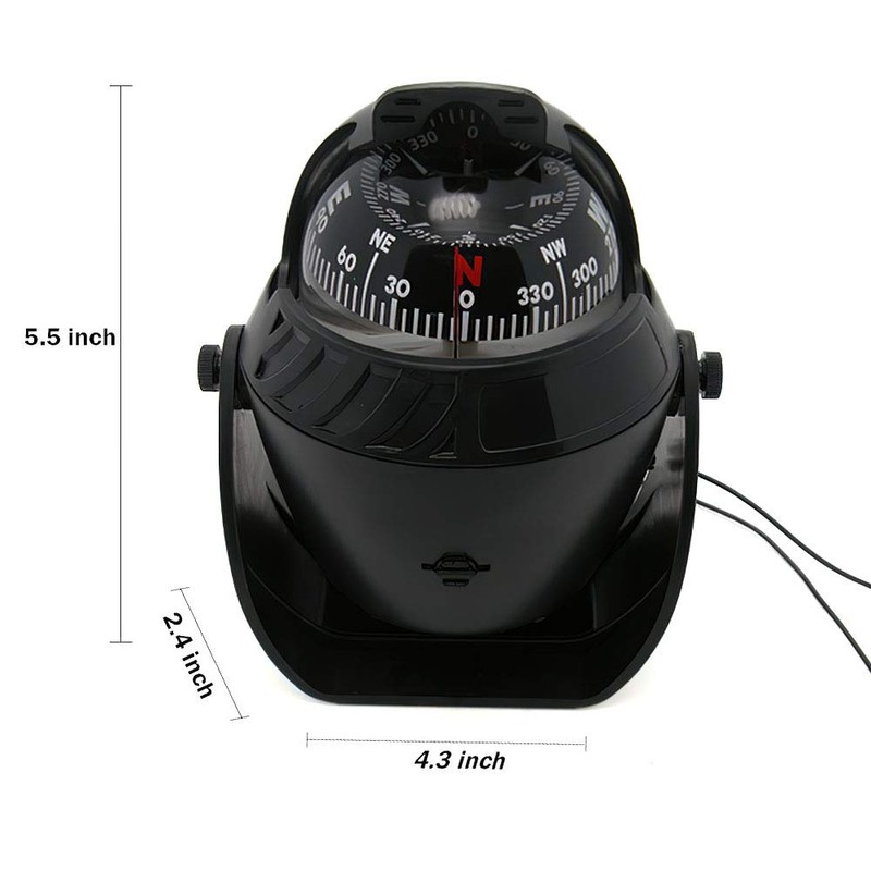 Boat Car Caravan Truck Compass Sea Marine Electronic Navigation Bracket